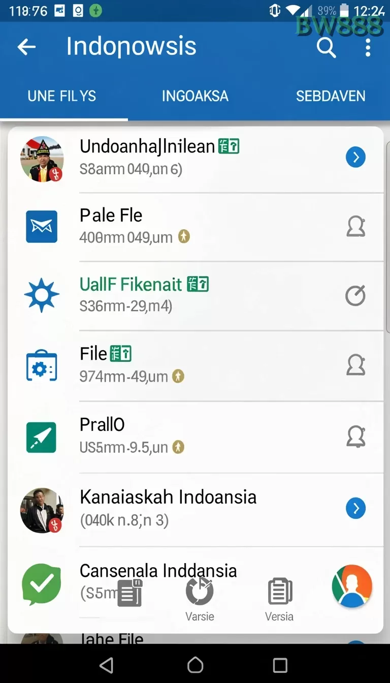 Cuplikan layar 5ZK — pengaturan akun