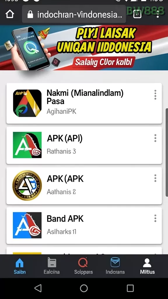 Cuplikan layar TUNAS4D — halaman utama