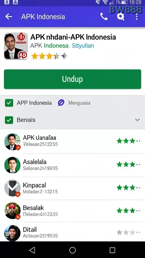 Cuplikan layar 77RP — aktivitas