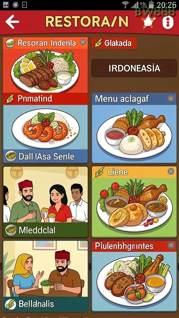Cuplikan layar GALAXY77 — aktivitas